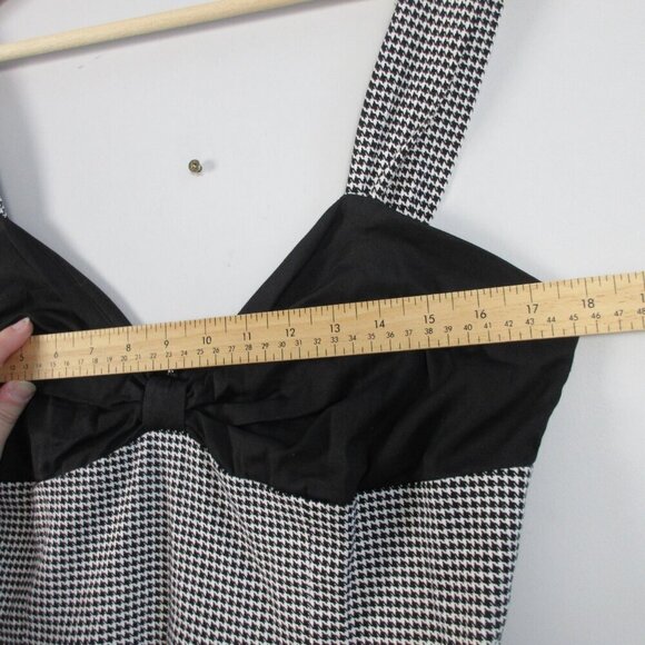 Lindy Bop Houndstooth Dress Bolero Set 14 Black Classic Retro Racabilly Pin 748 - Picture 13 of 16